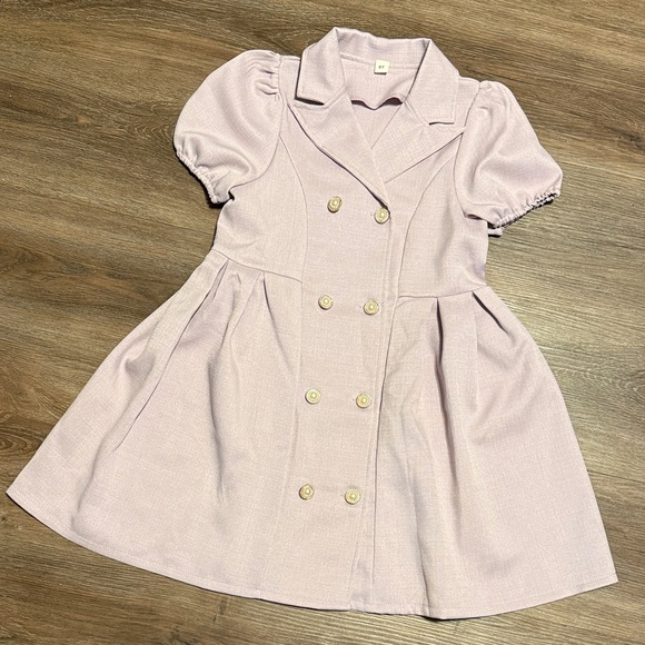 Other - Kids Light Purple Button-Up Dress